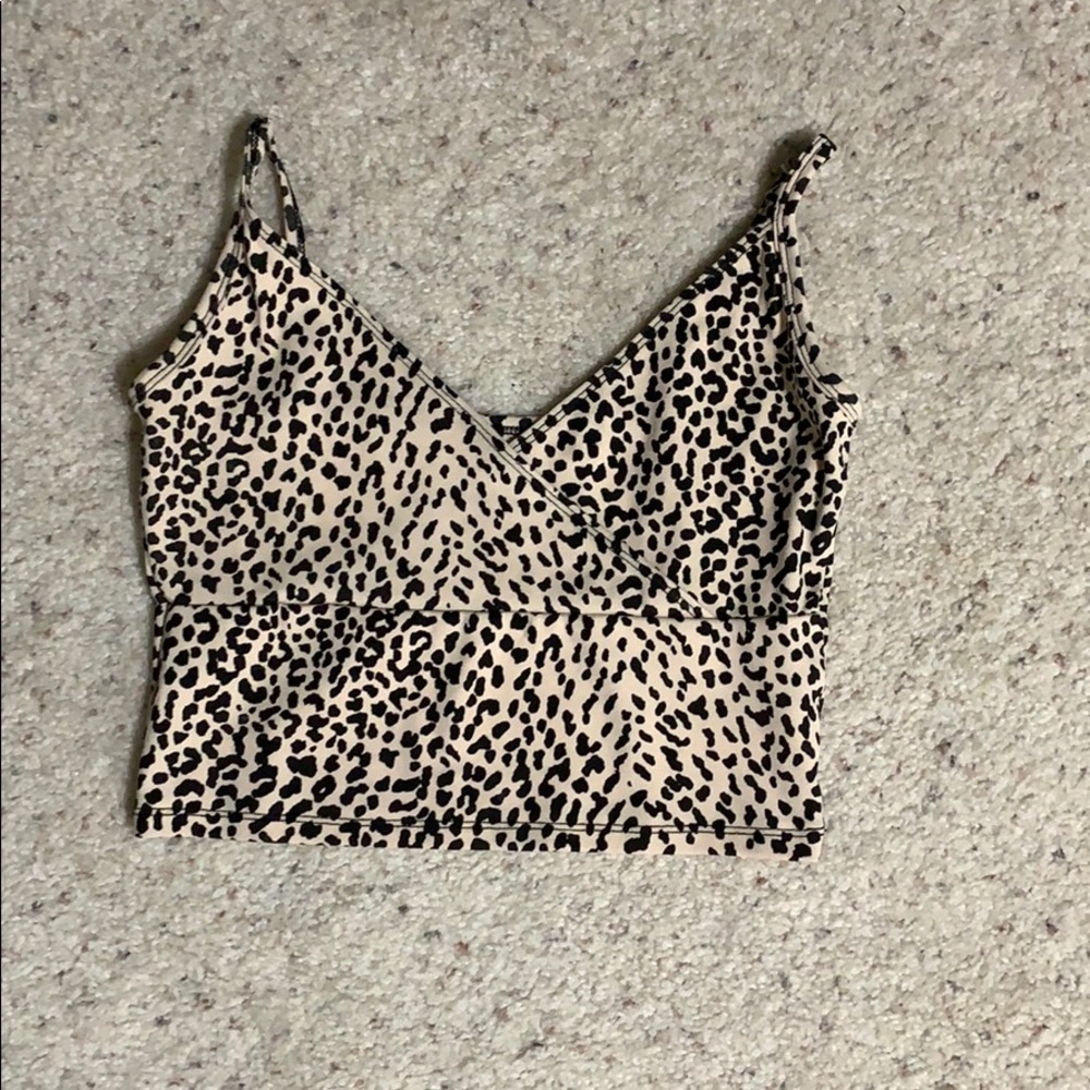 cheetah tank top